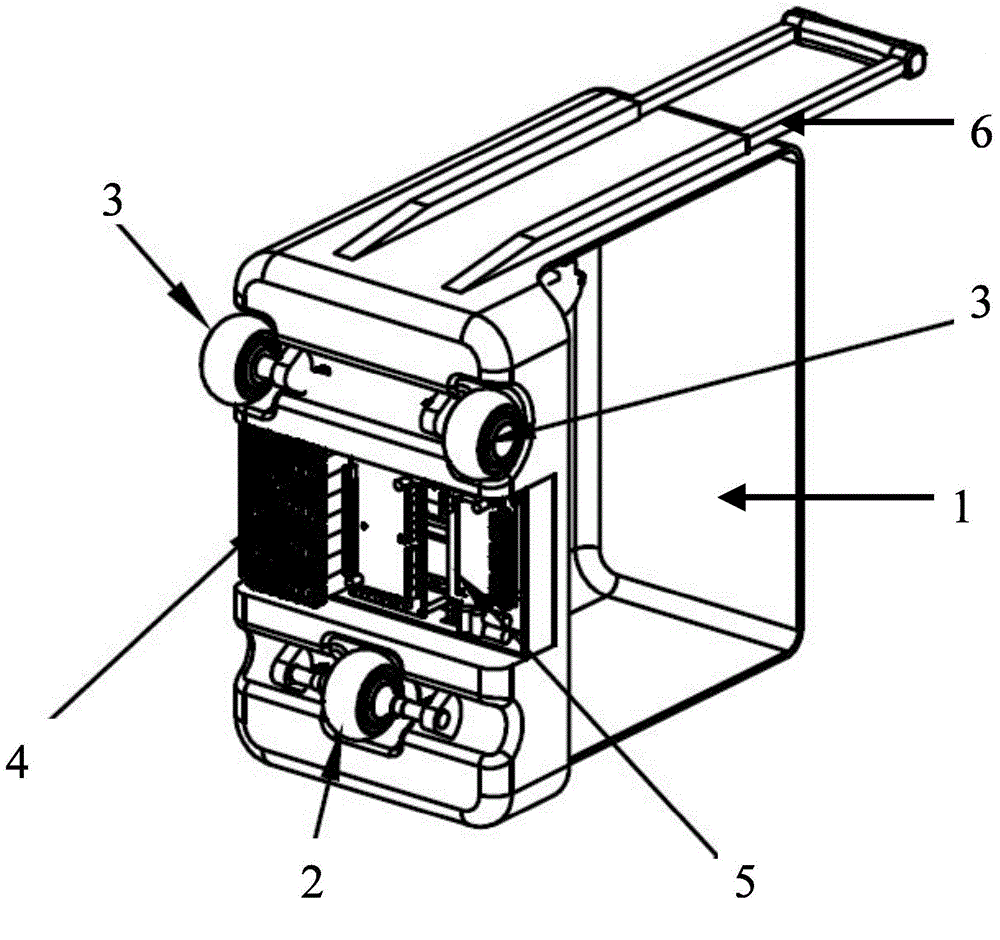 Intelligent luggage case