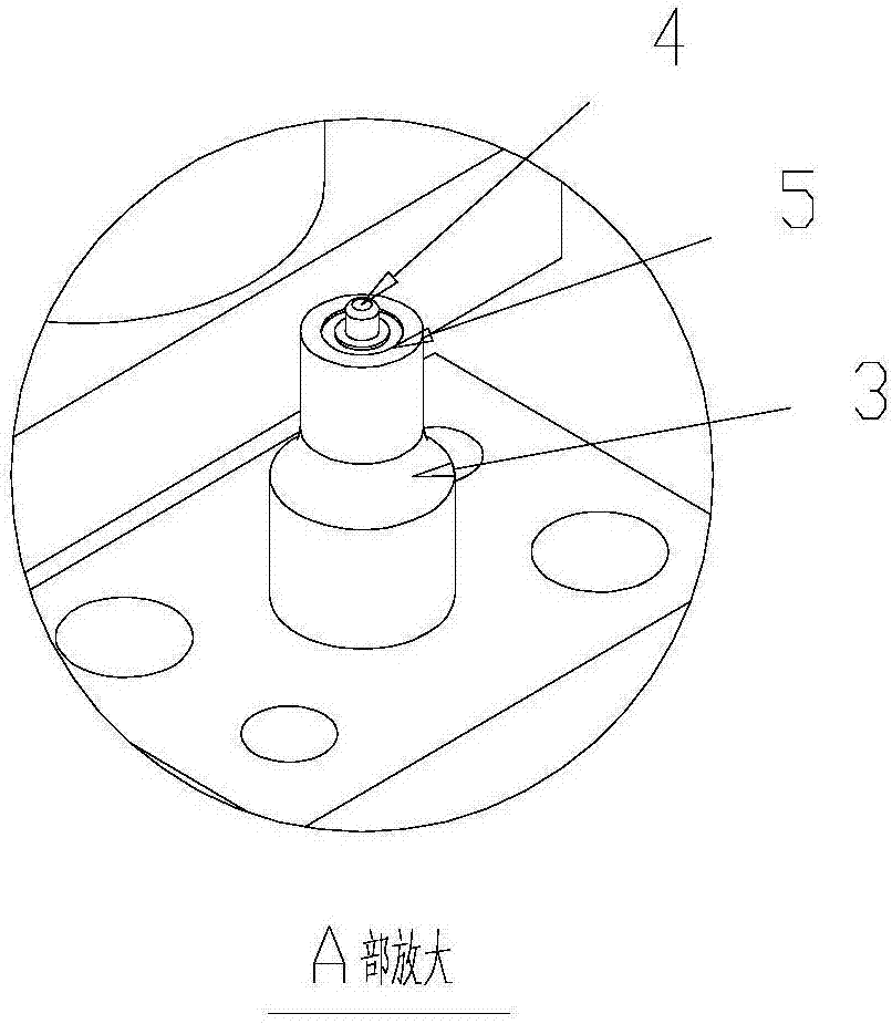 Nut punching riveting die