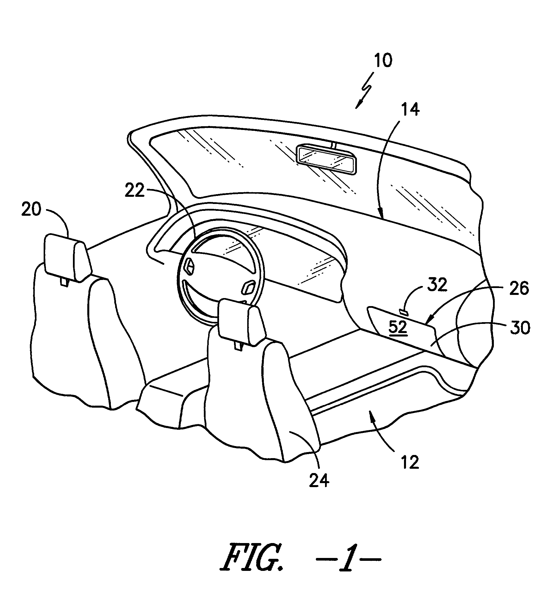 Passenger side active knee bolster