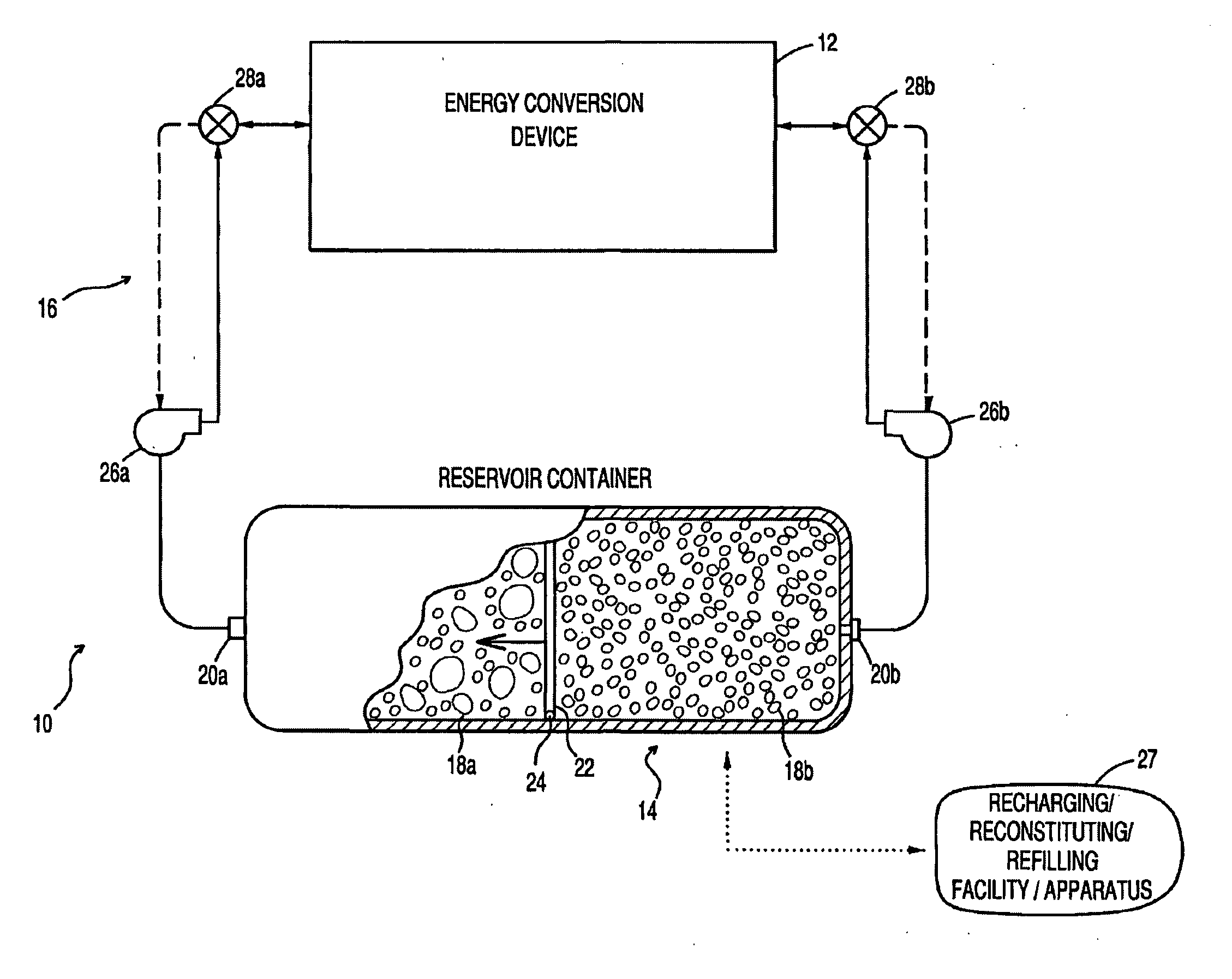 Fuel containment and recycling system