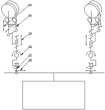 Line patrol robot capable of climbing poles and towers and climbing method