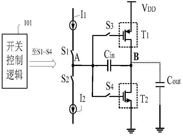 Interface circuit and achievement method for limiting output port voltage slew rate