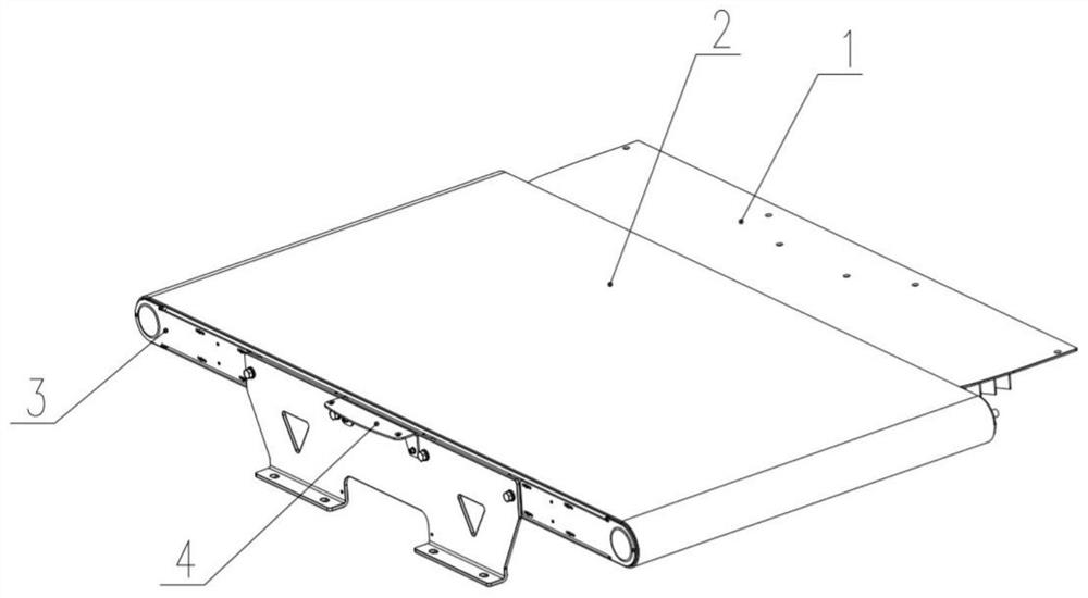 Parcel cross belt sorting trolley