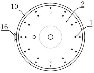 Dust falling device for environmental protection