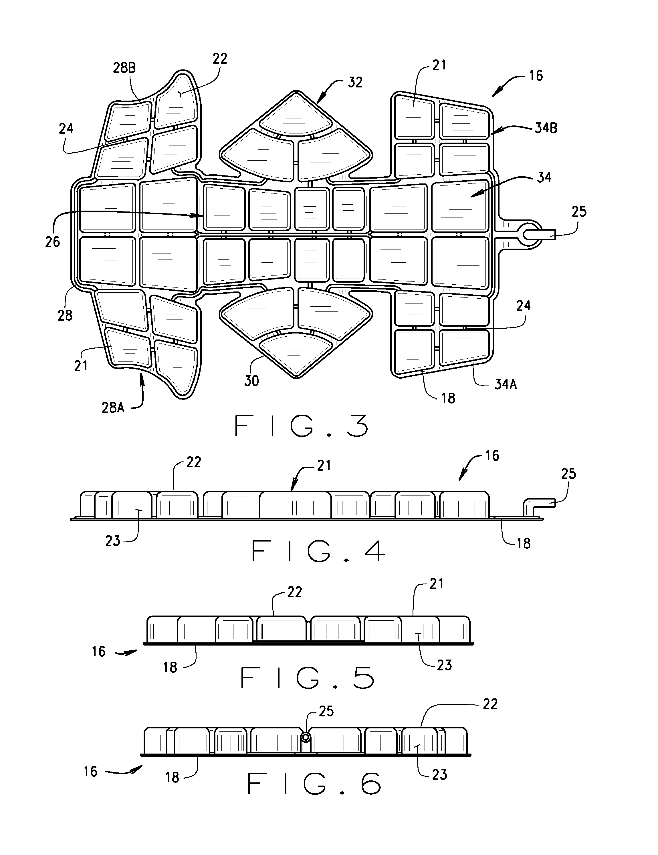 Multilayer impact attenuating insert for headgear