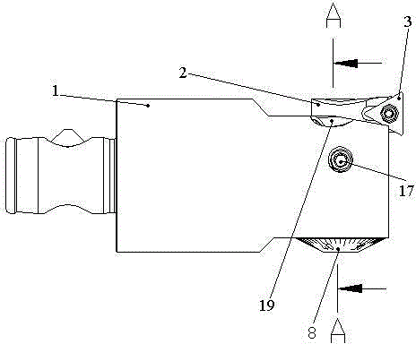 Adjustable fine boring cutter