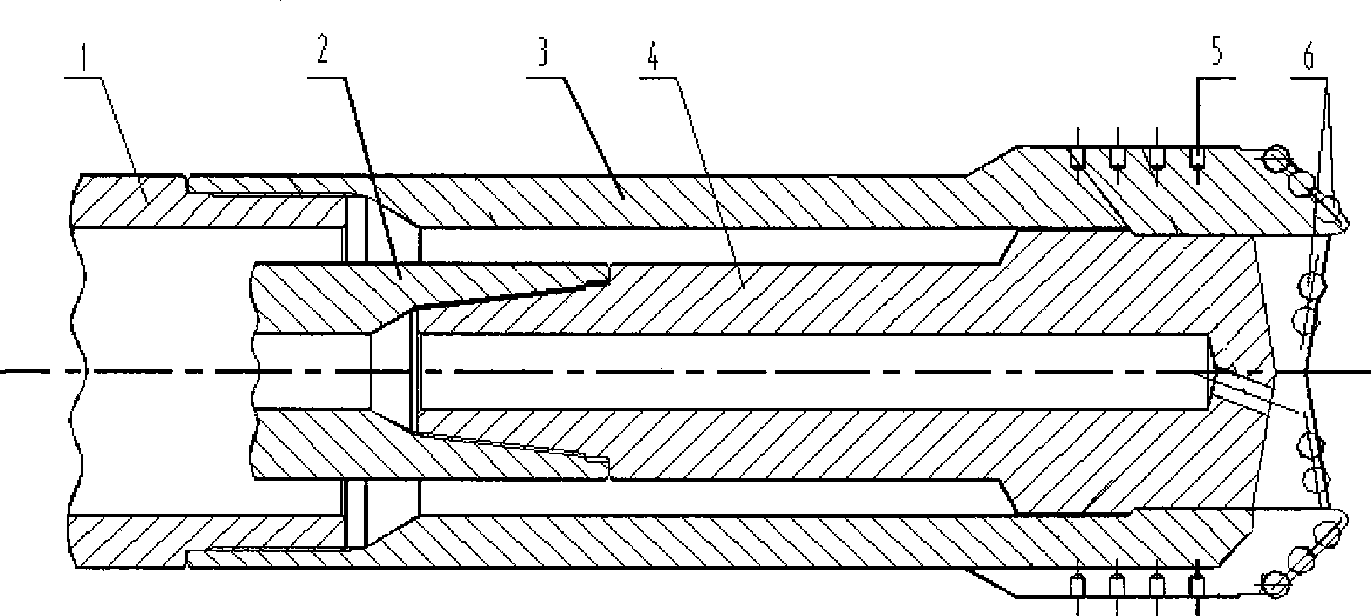 Combined drill for drilling with casing