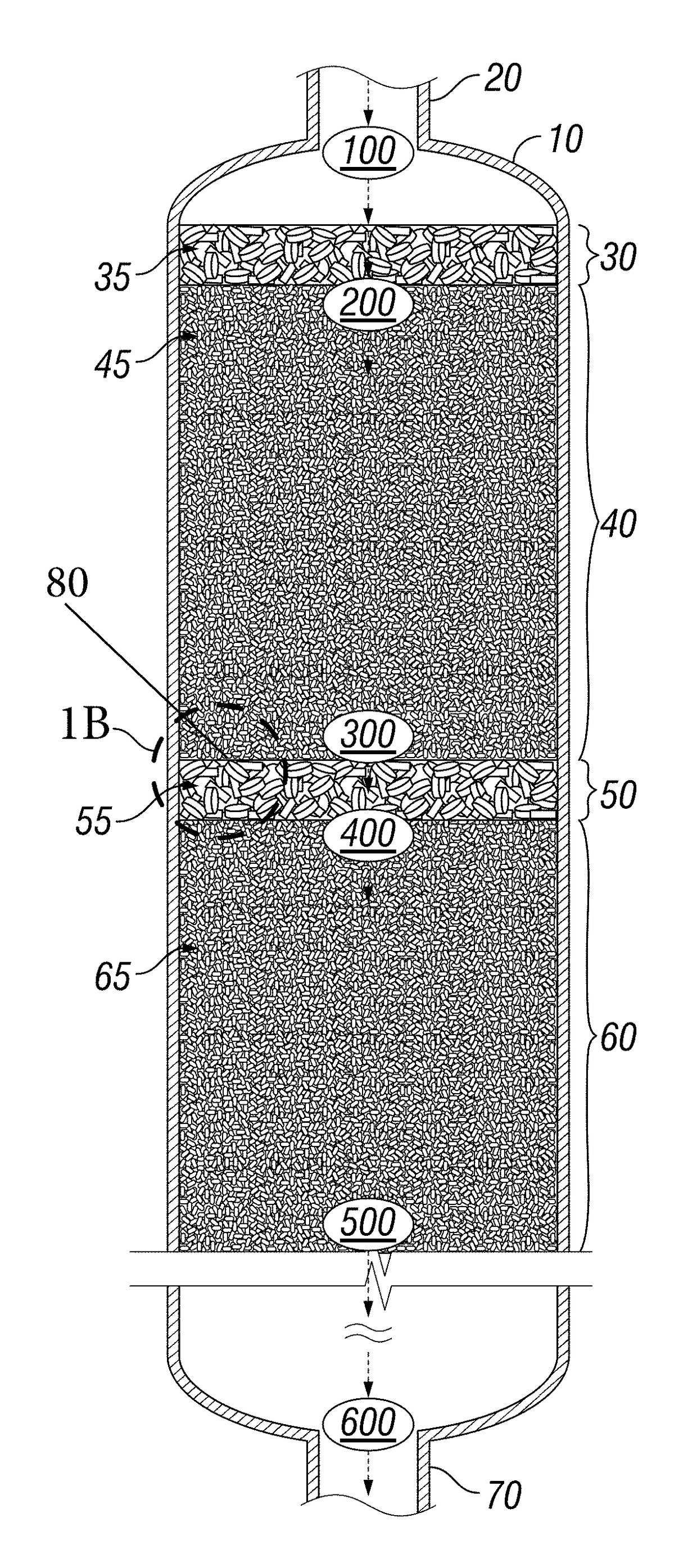 Use of treating elements to facilitate flow in vessels