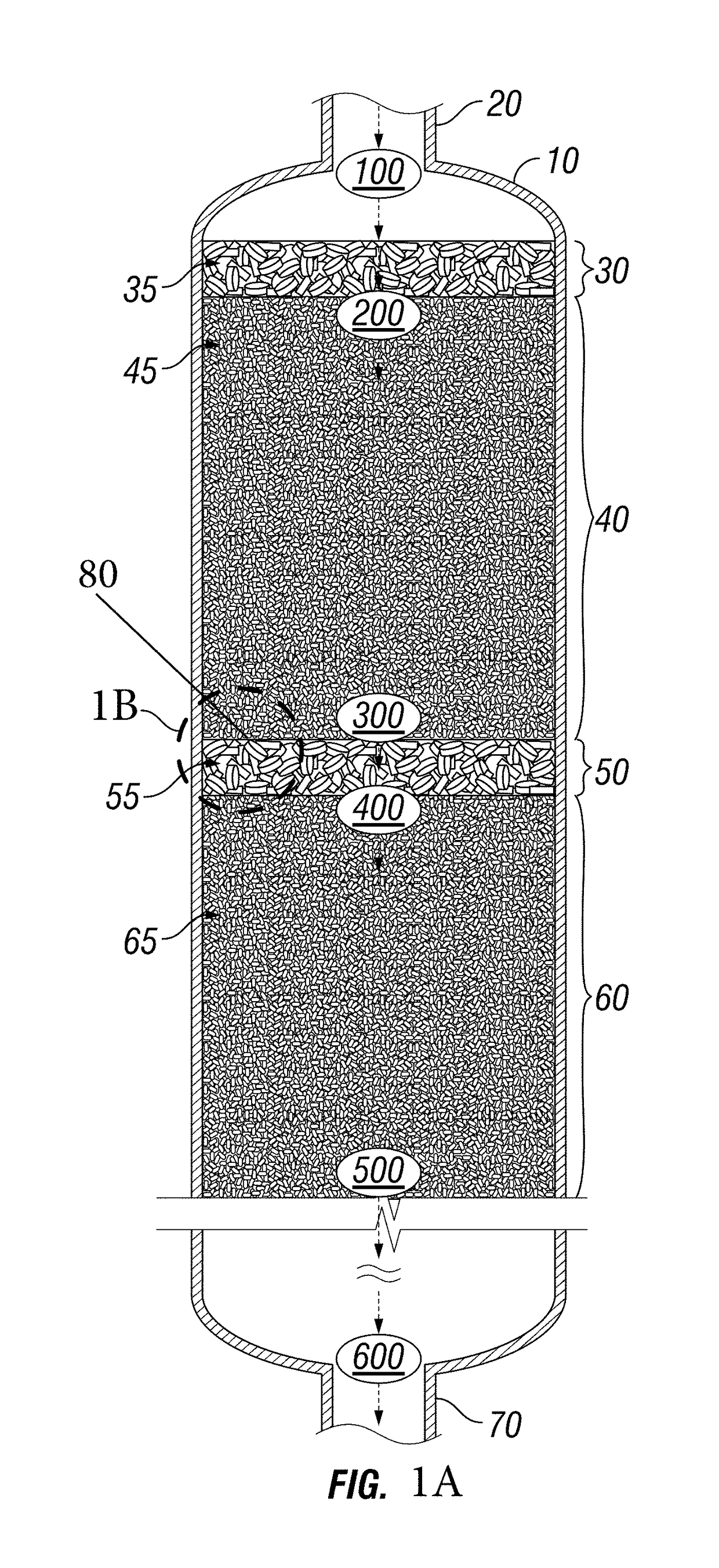 Use of treating elements to facilitate flow in vessels