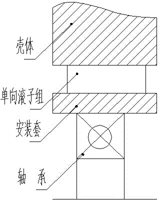 One-way clutch compact in structure