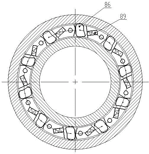 One-way clutch compact in structure