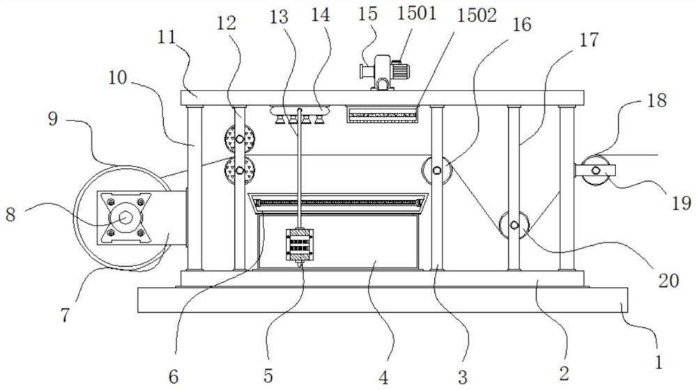 Cable straightening equipment for municipal engineering