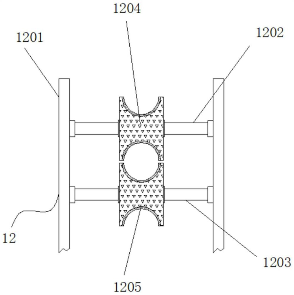 Cable straightening equipment for municipal engineering