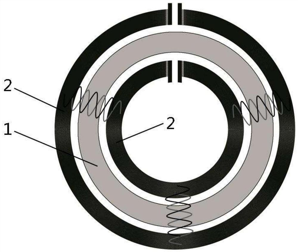 Full-coverage surface acoustic wave interdigital transducer