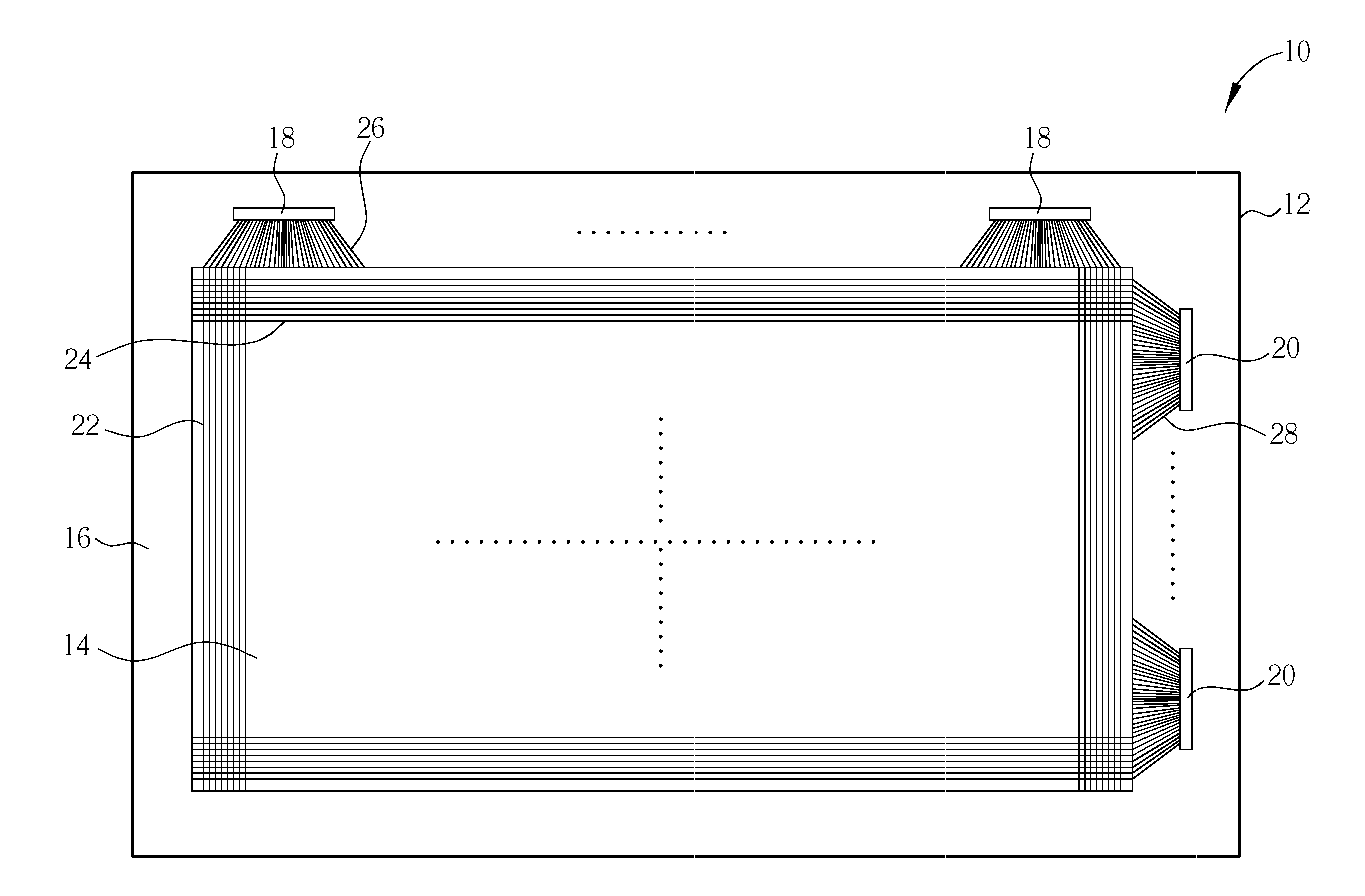 Flat display panel