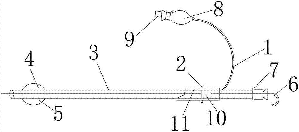 Inlet and outlet silica gel gas pipe of intercooler