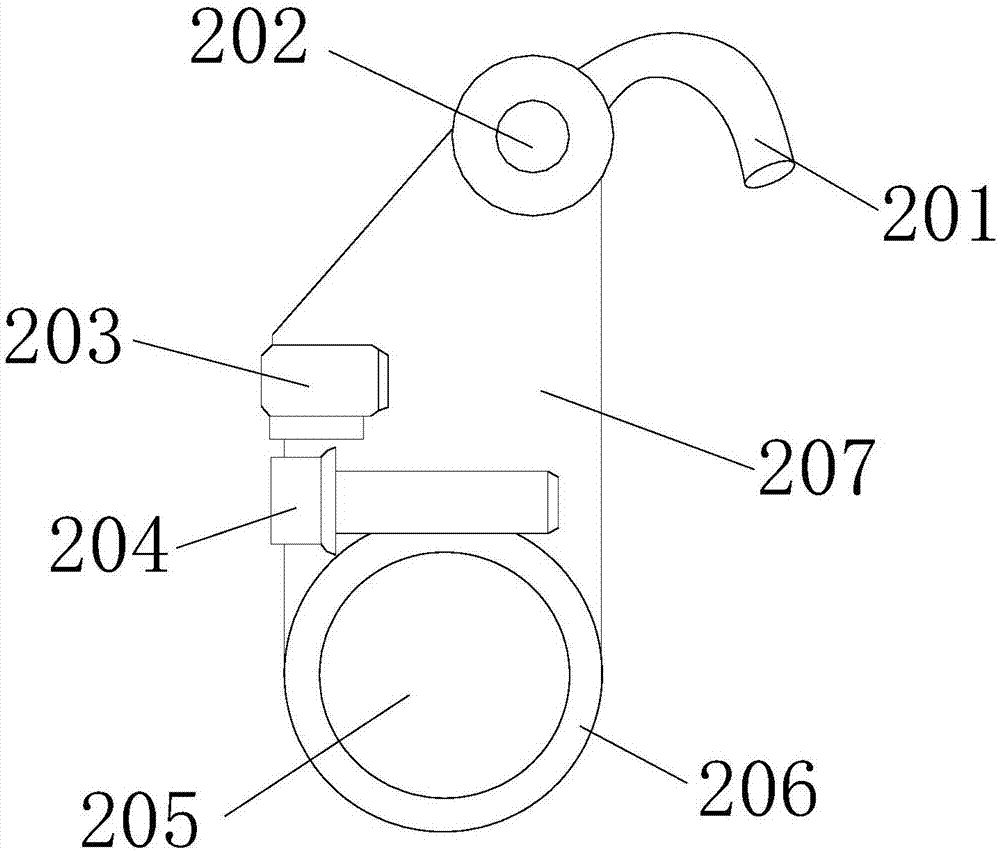 Inlet and outlet silica gel gas pipe of intercooler