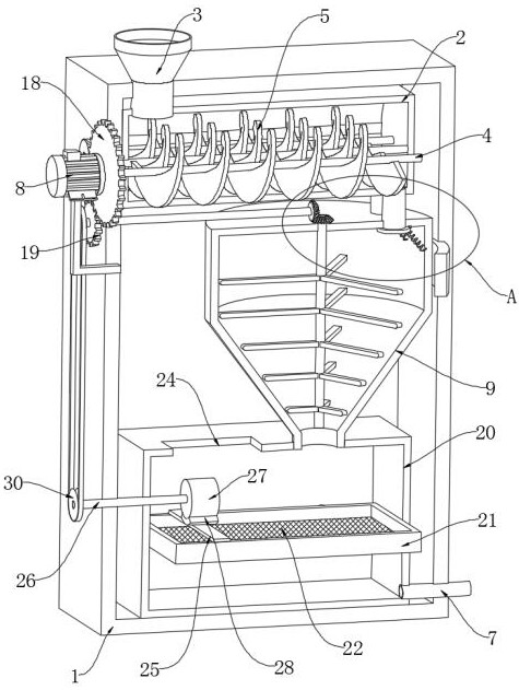 Waste rubber tire cracking and recycling equipment