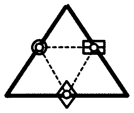 Discrete aperture detection system for large-aperture telescope