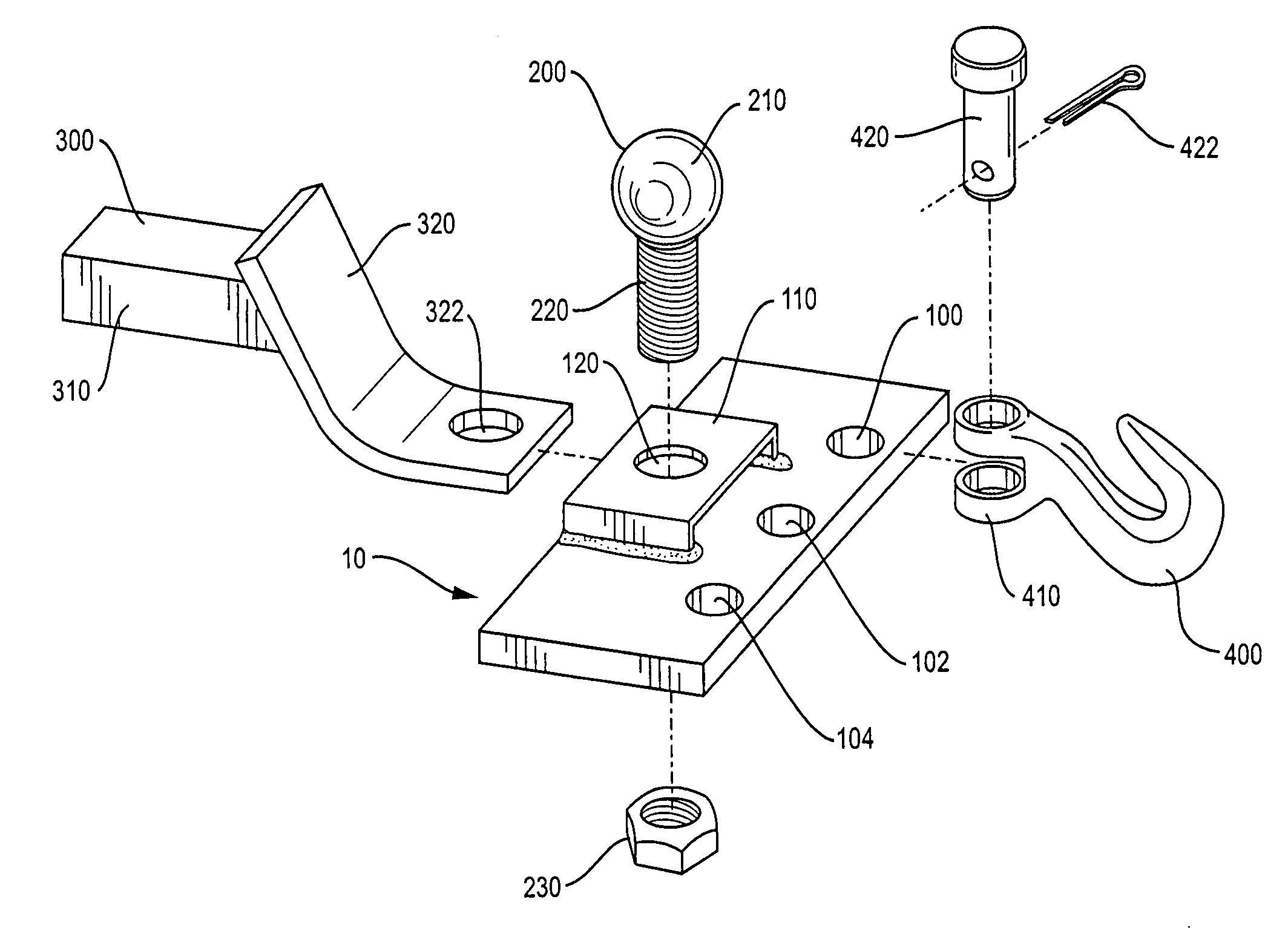 Drawbar hitch accessory