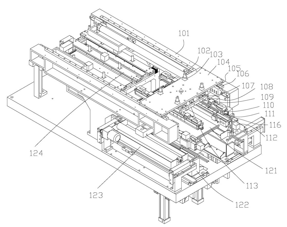 Automatic-circulating dual-clamp ornament grinding and burnishing machine