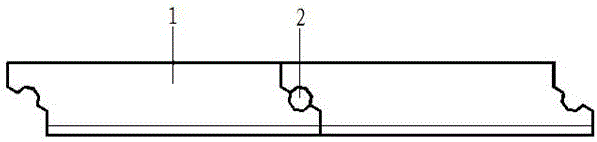 Water blocking type kerb and construction method thereof