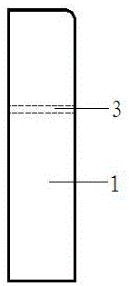 Water blocking type kerb and construction method thereof