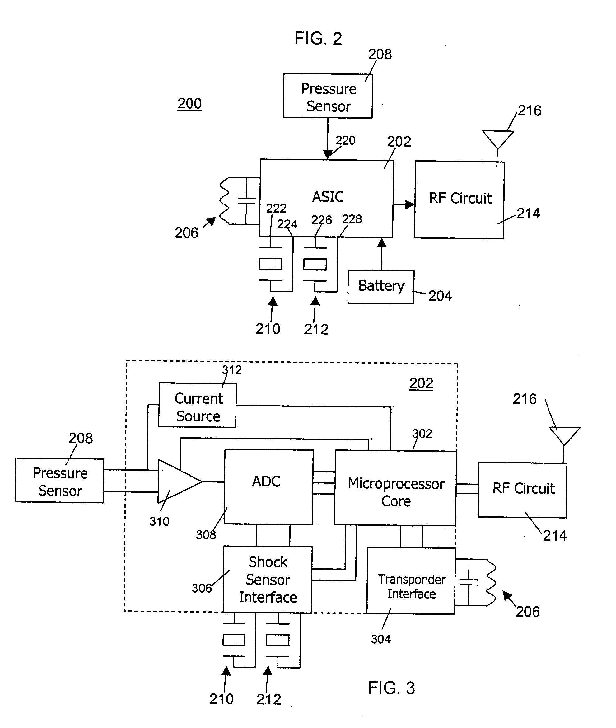 Determination of wheel sensor position using shock sensors and a wireless solution