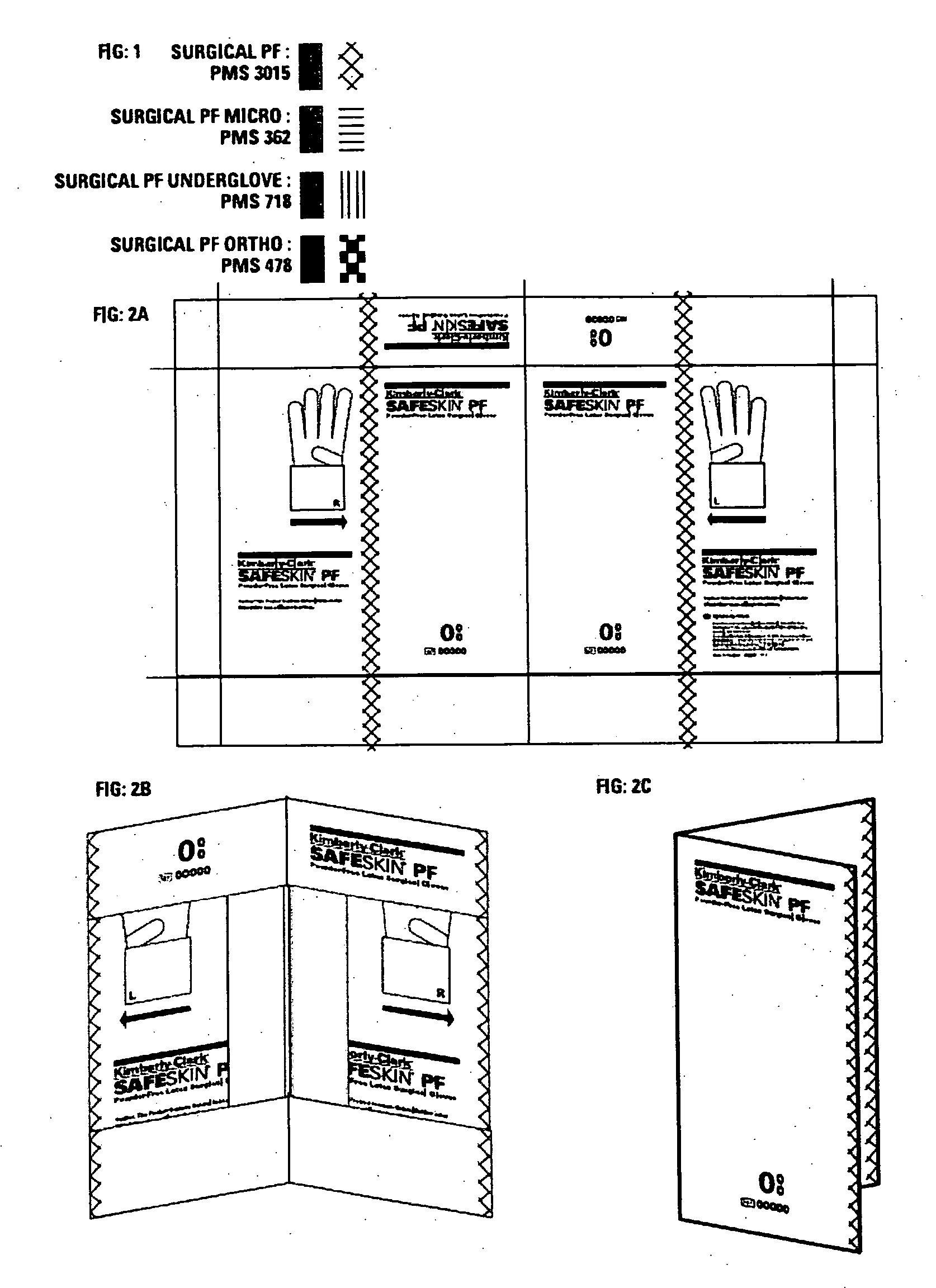 Packaging with color-coded identification