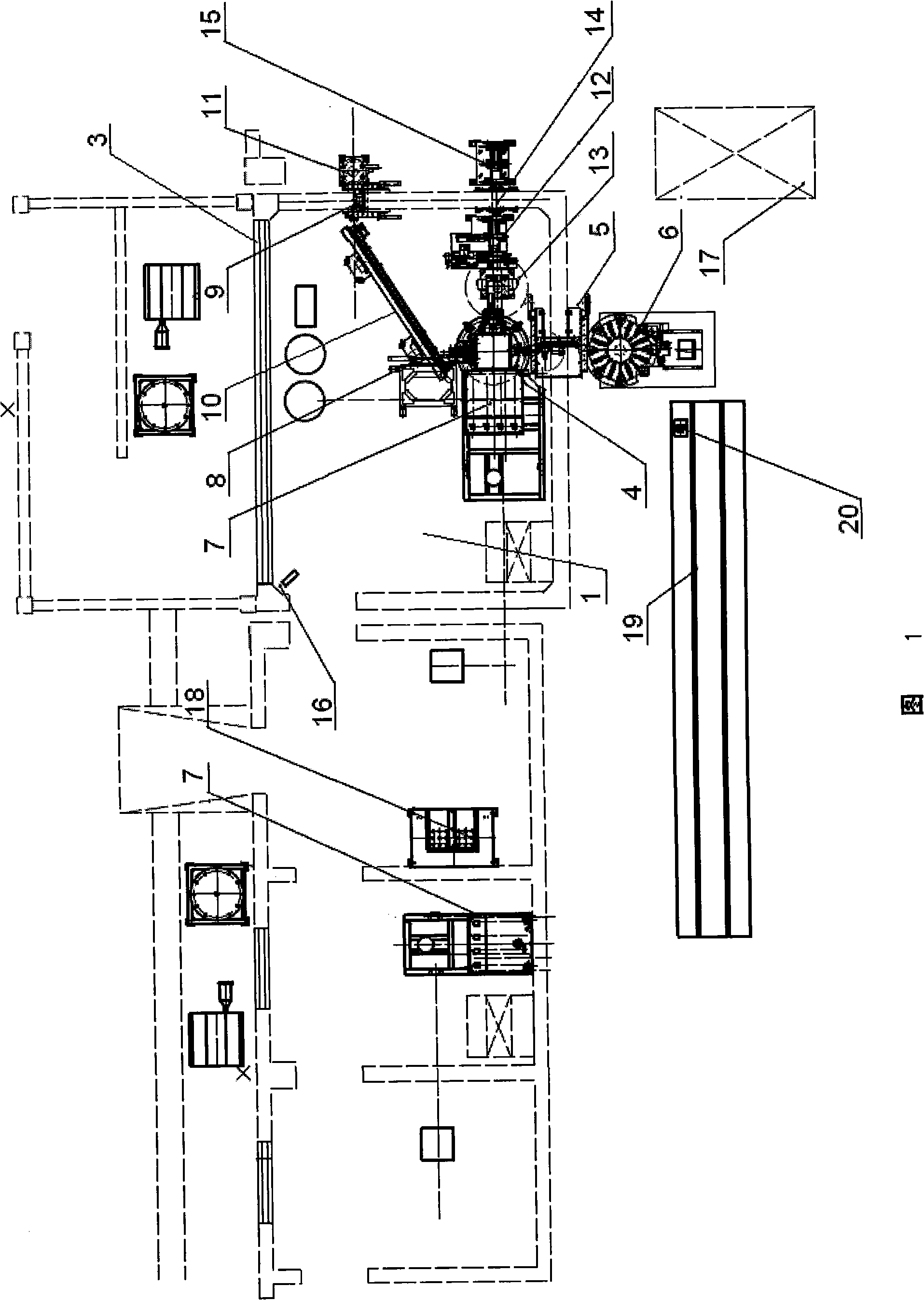 All-bomb automatic assembly line