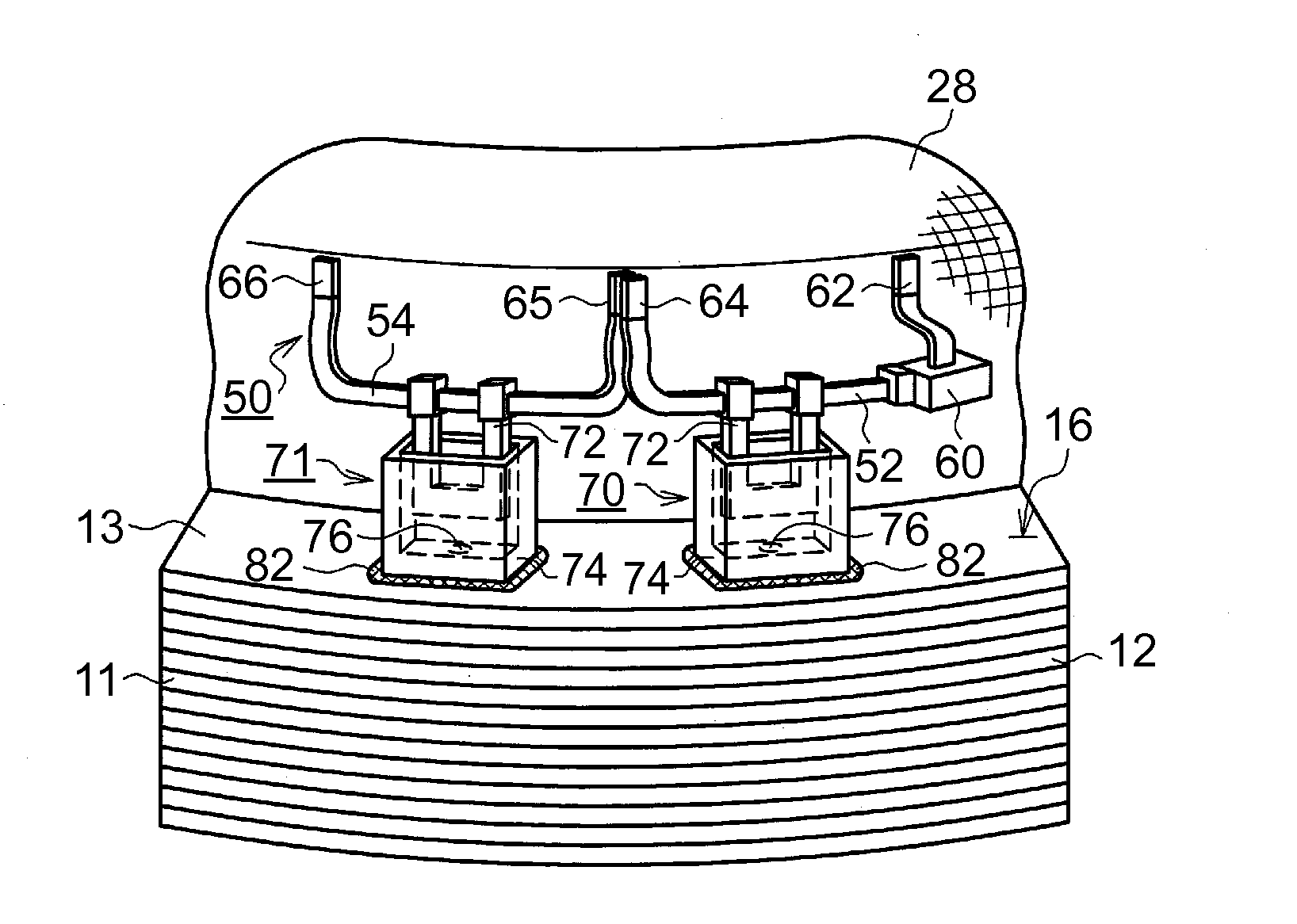 Stator for rotary electric machine