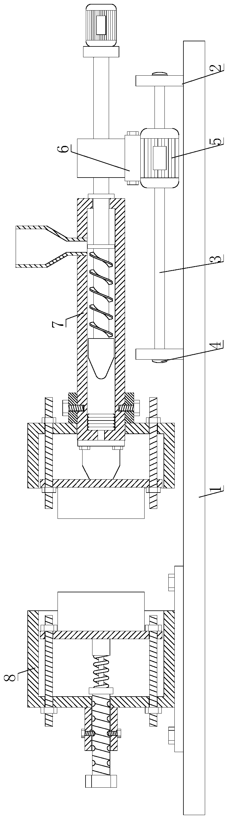 Plastic toy injection molding device