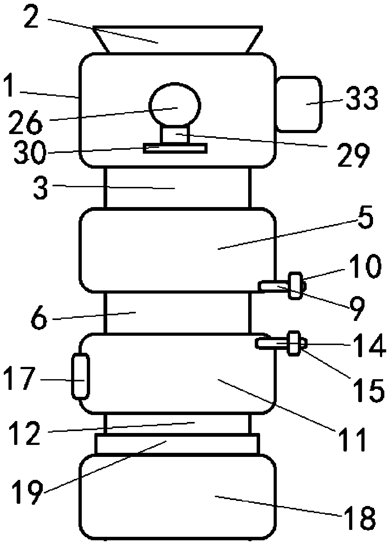 Garbage biochemical treatment machine