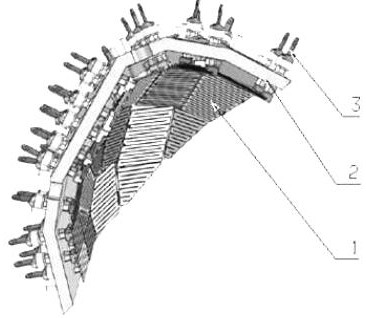 Curved-surface graphite heater design method