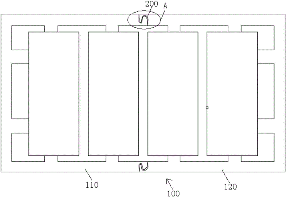 Splicing structure of printed circuit board and splicing method