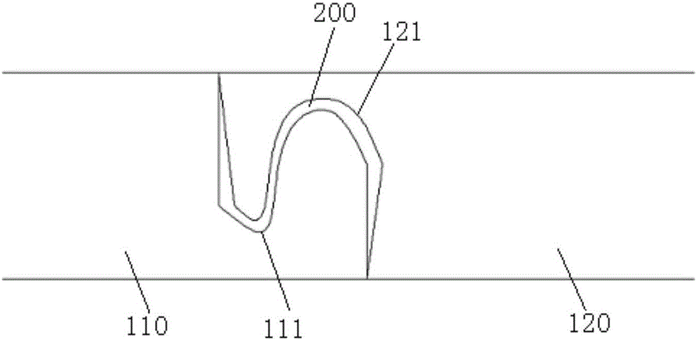 Splicing structure of printed circuit board and splicing method