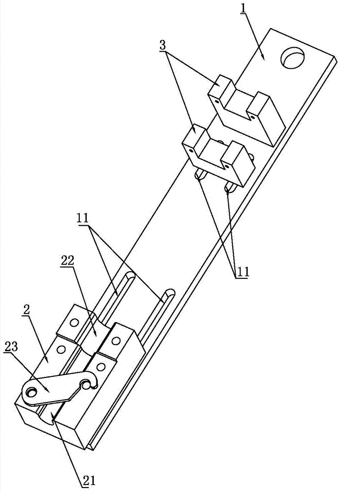 Cable outer mold glue rack