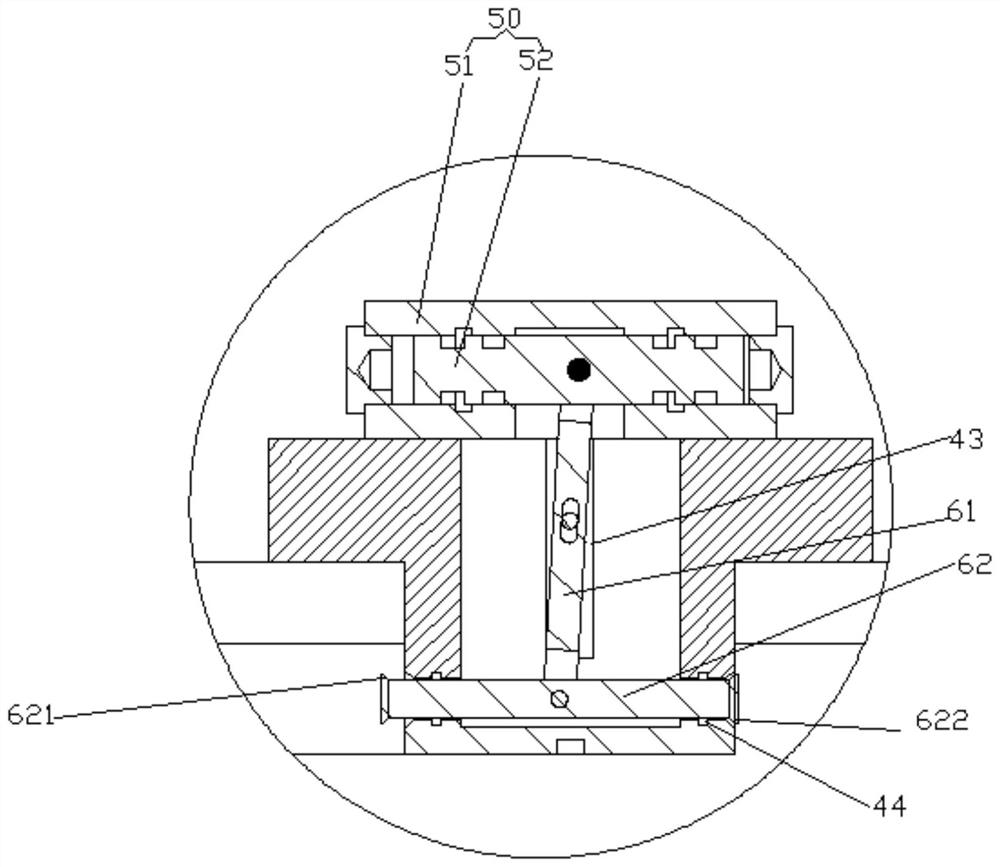 Mechanical feedback type speed-adjustable self-reversing gas pressurization cylinder