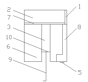 Quantitative salt fetching device