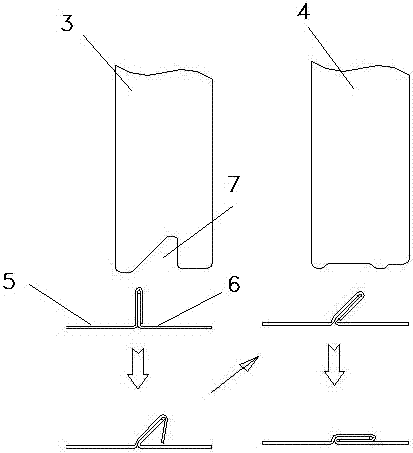 Edge-rolling occluding cutter forming process