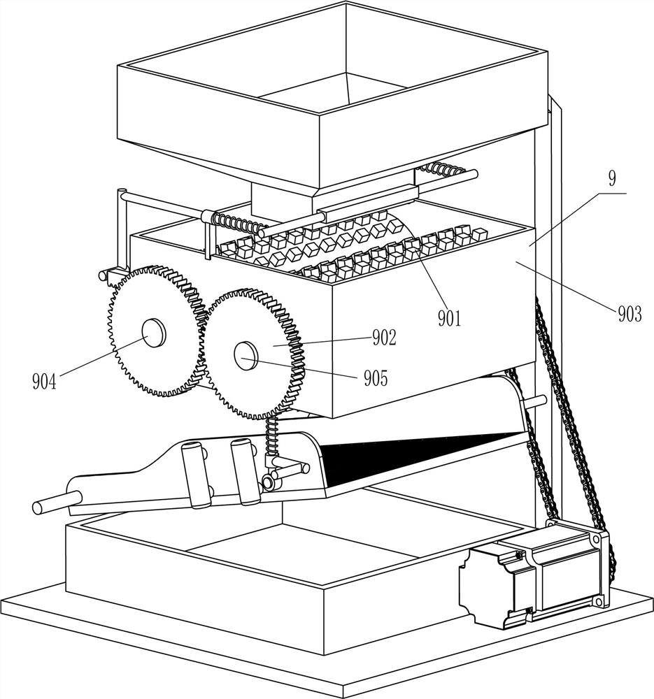 Waste battery smashing device