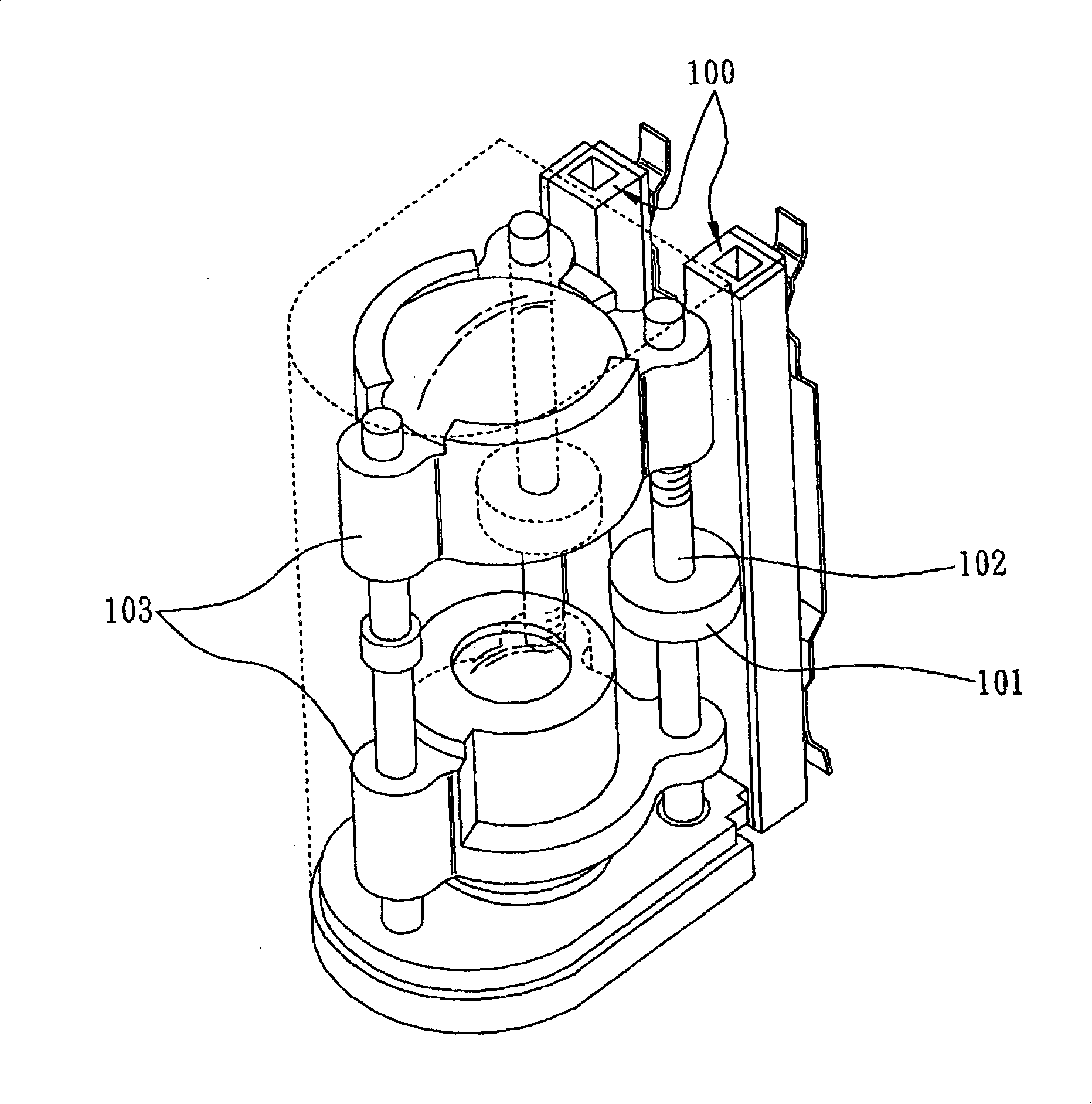 Piezo-electricity drive type optical lens