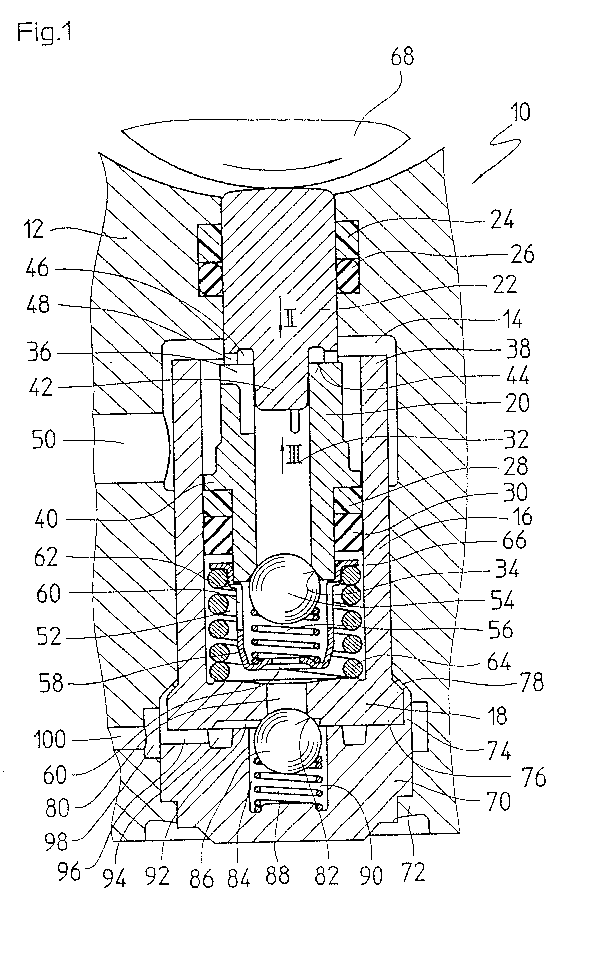 Piston pump for a vehicle brake system