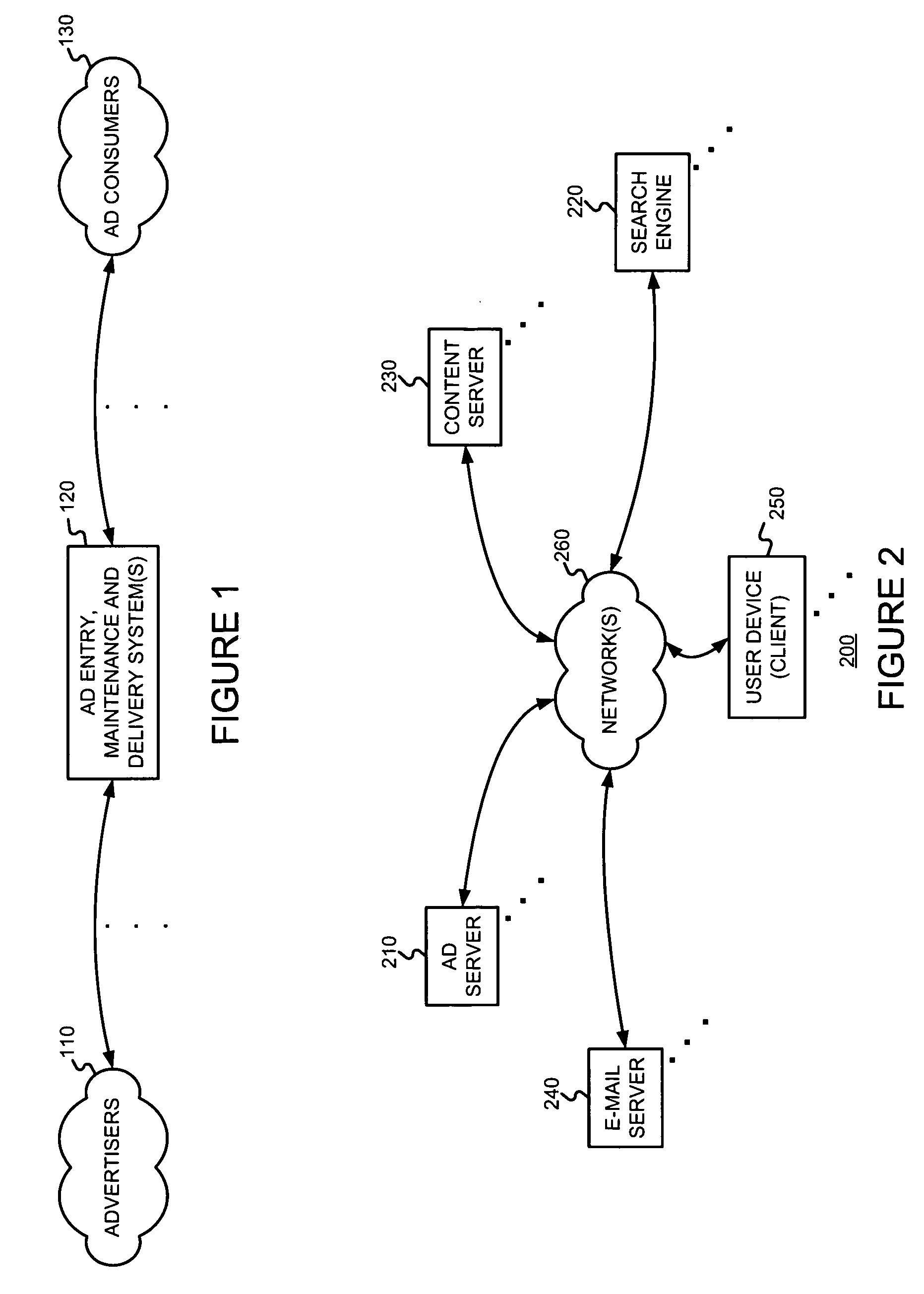 Generating and/or serving local area advertisements, such as advertisements for devices with call functionality