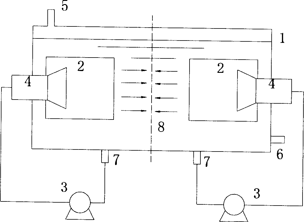 Impact flow reactor for liquid-phase reaction