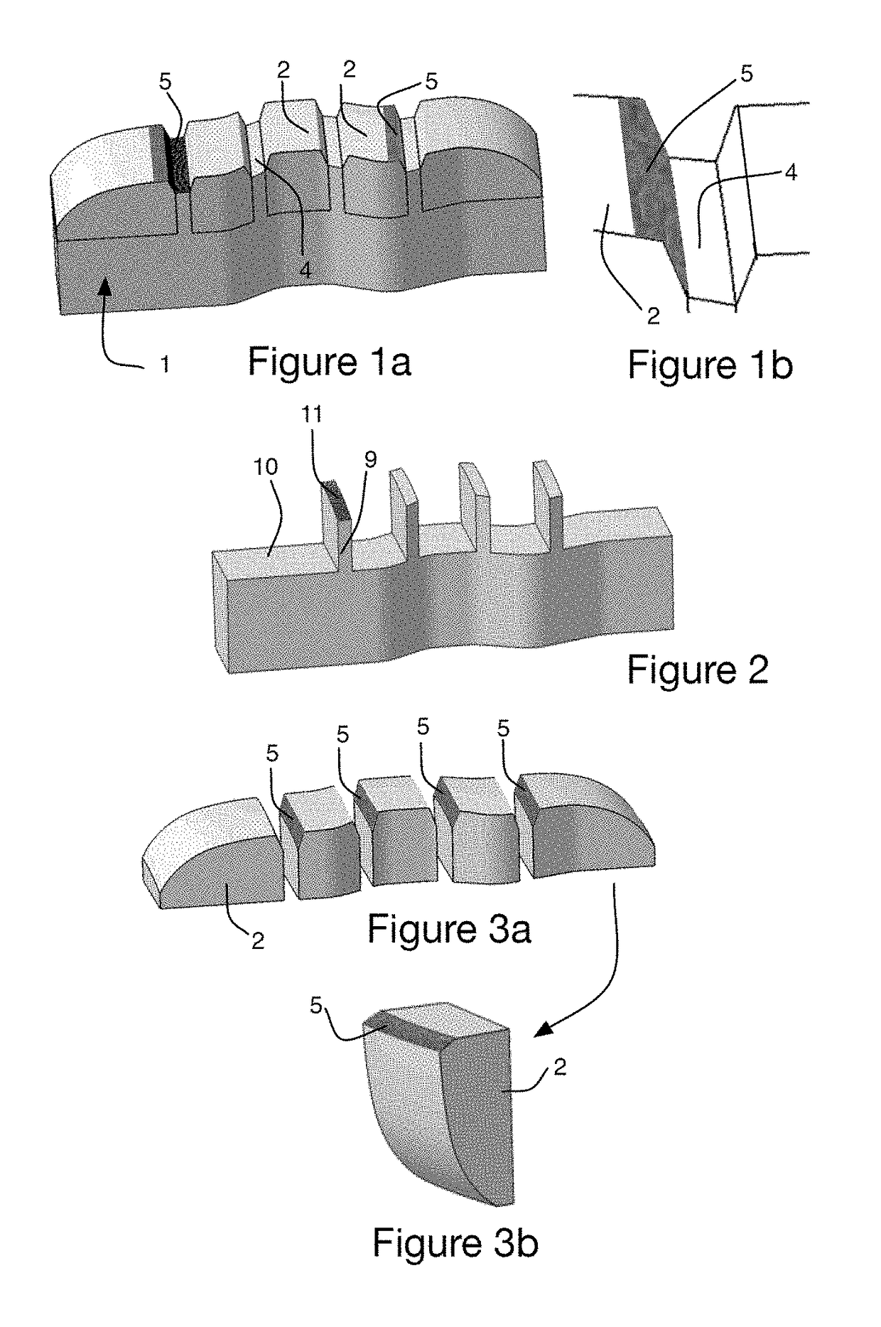 Textured die having blocks for manufacturing a textured mould for moulding and vulcanizing tires