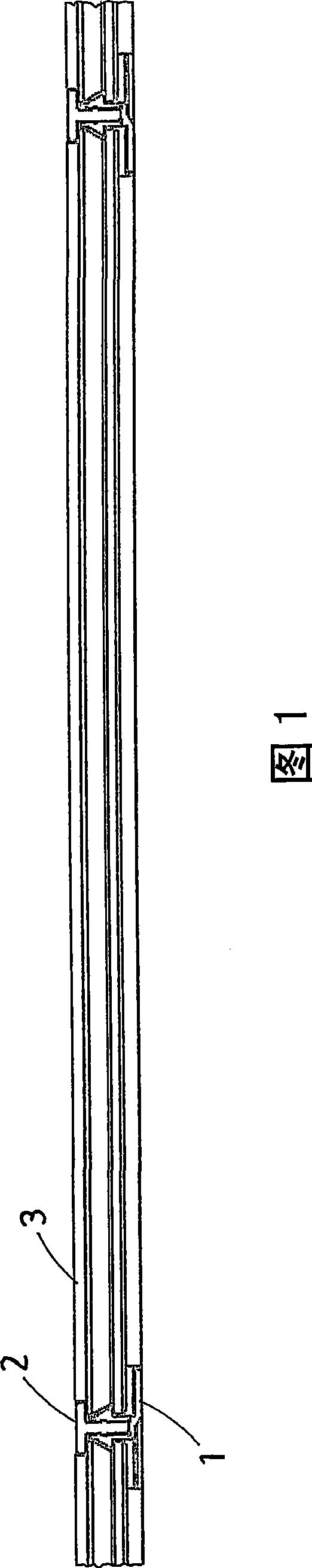 Modular apparatus for realisation of easily removable horizontal or vertical tiling