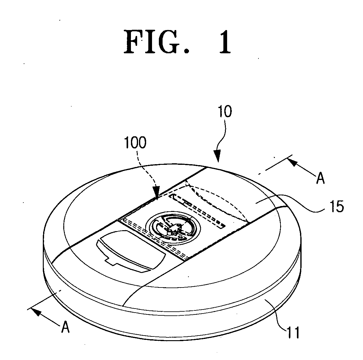 Compact robot vacuum cleaner