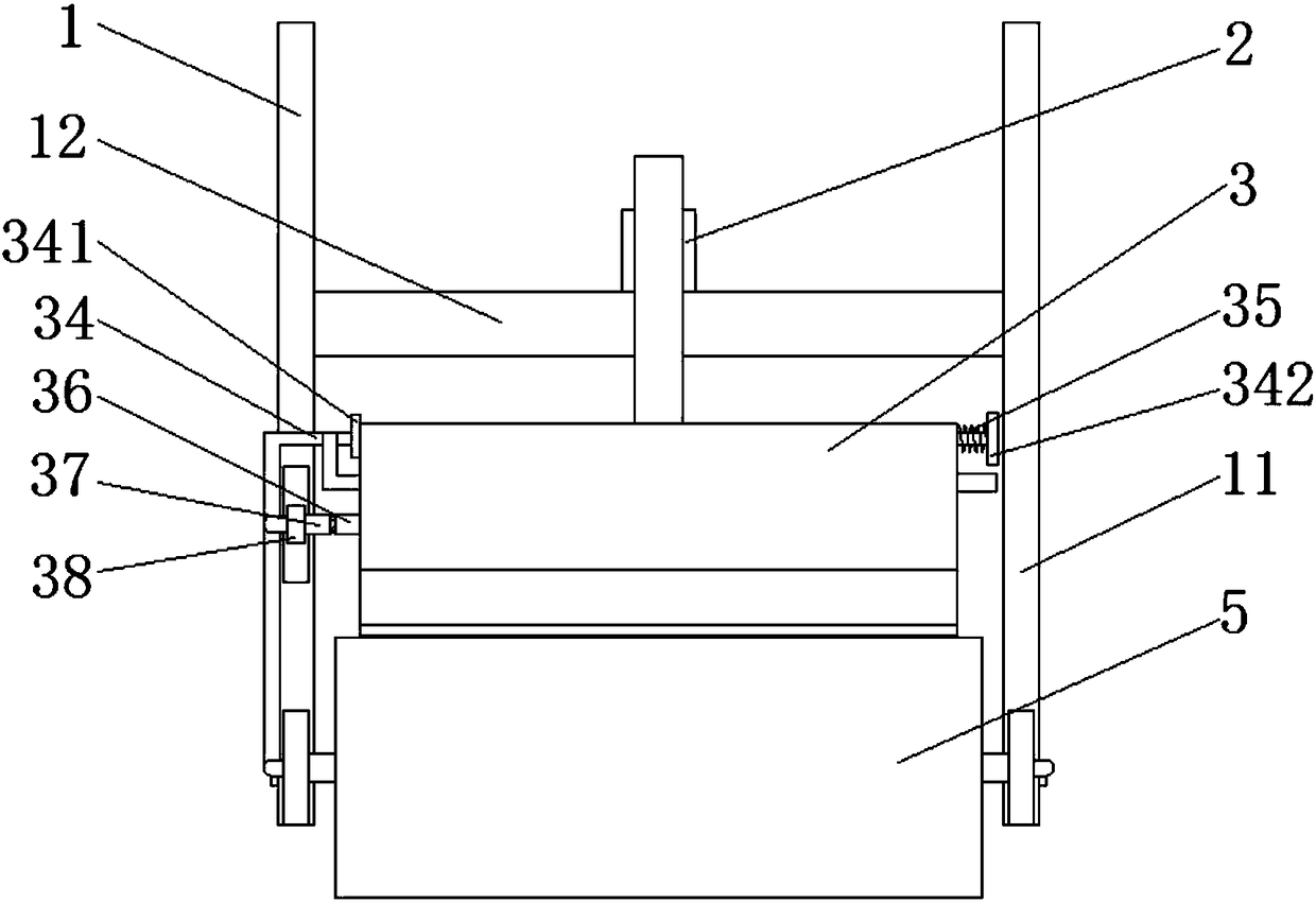 Graphite lubricating device of stopper for metallurgy casting