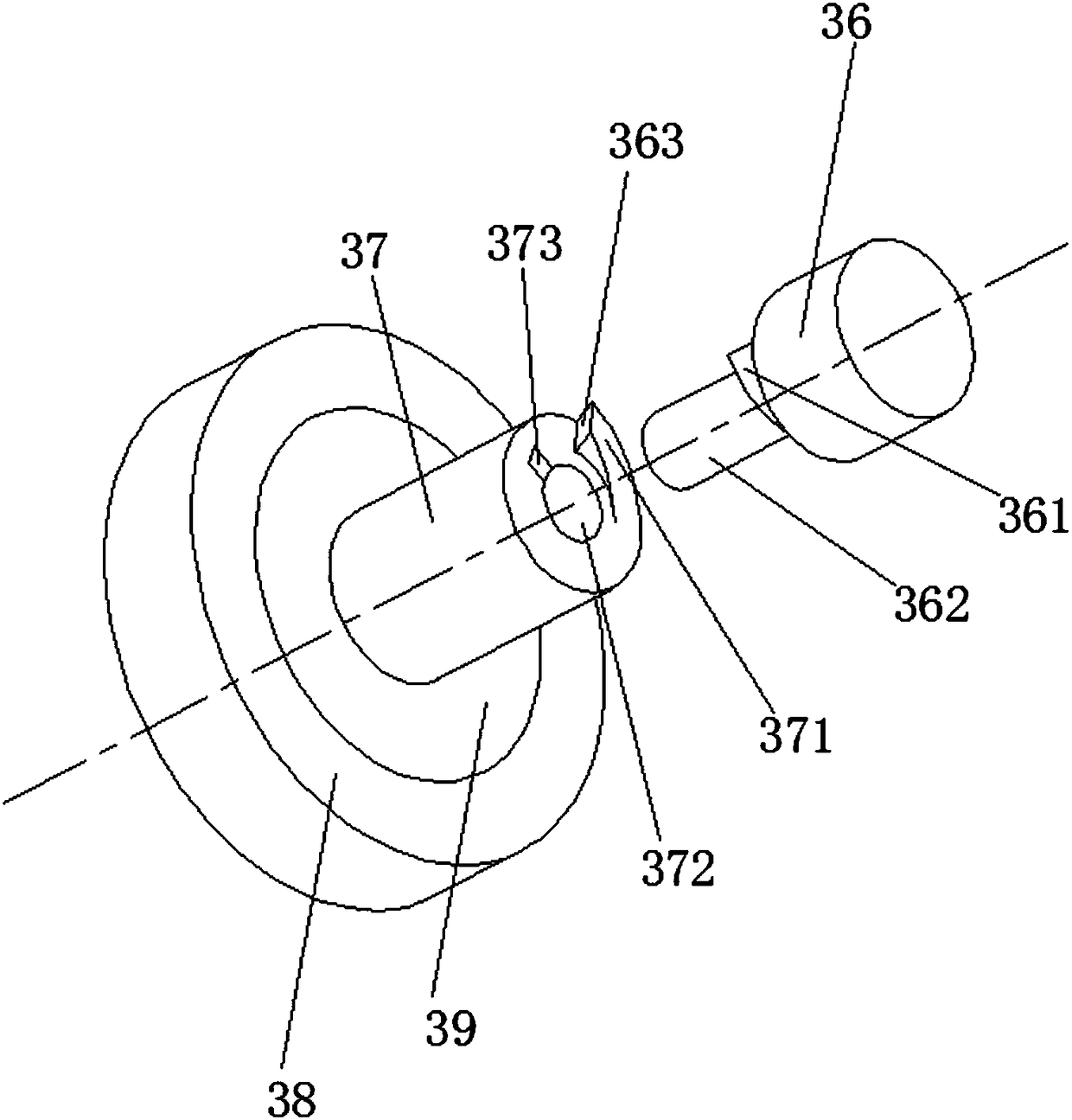 Graphite lubricating device of stopper for metallurgy casting